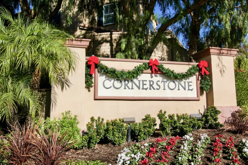 Sunny day at the memorial in Cornerstone, Laguna Niguel, California