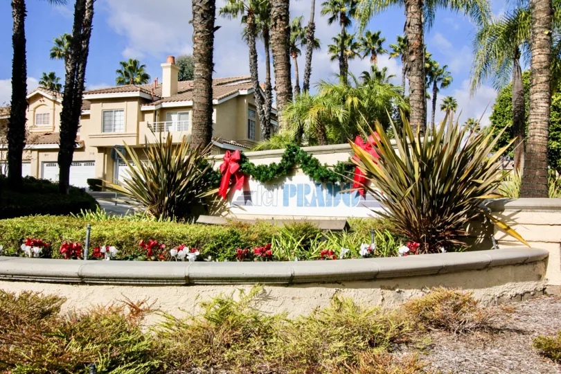 the del prado is a flower modelling homes of laguna niguel city in california