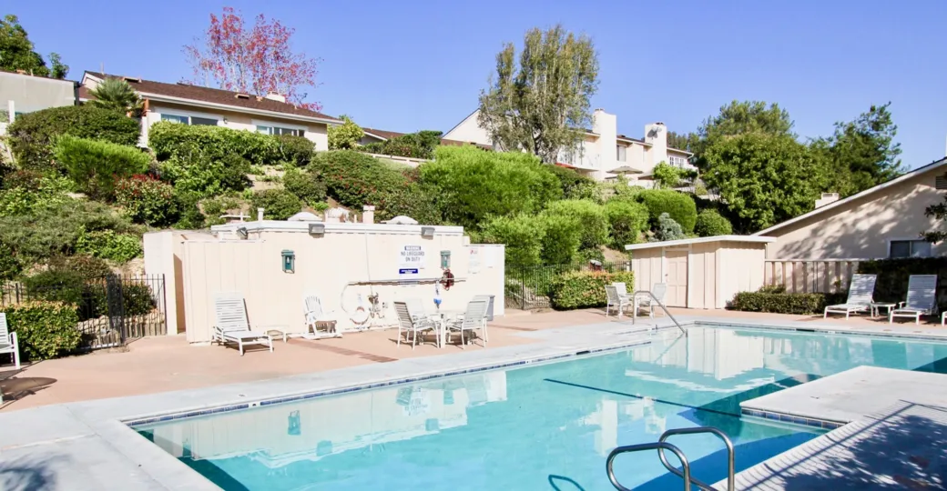 Large pool in El Niguel Terrace, Laguna Niguel California