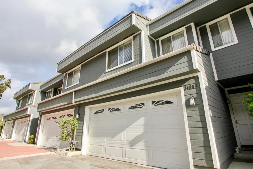 Adjoining duplex homes in the Marin Colony community of Laguna Niguel, California
