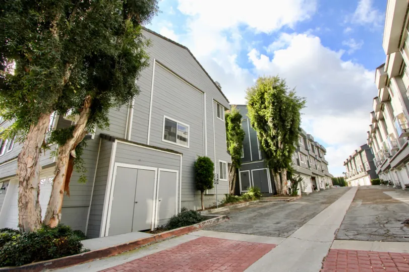 Nice view of road between villas with trees in Marin Colony Laguna Niguel