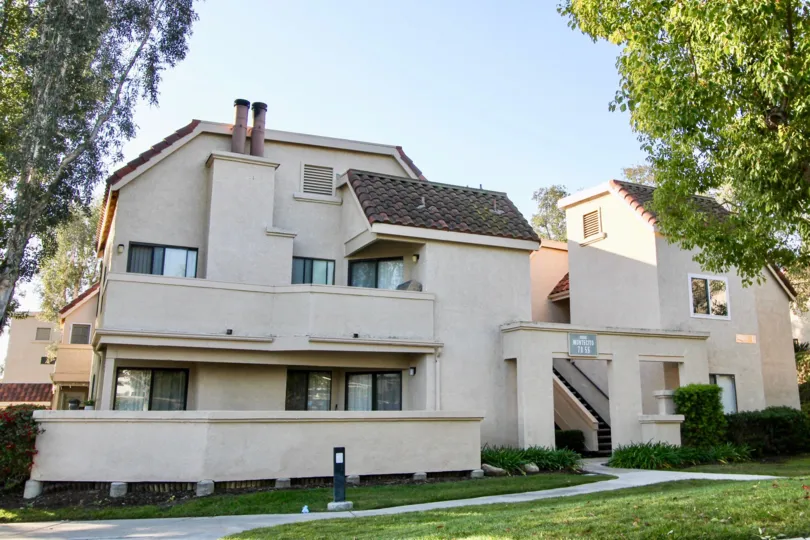 Excellent view of villas with green trees and lawn in Villa Mira of Laguna Niguel