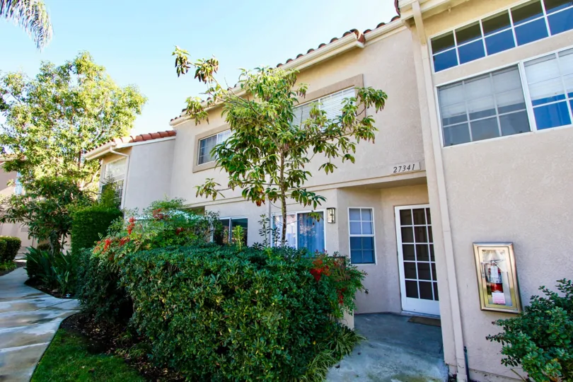 Bright, lush apartment complex in the Village Niguel Terrace of Laguna Niguel California