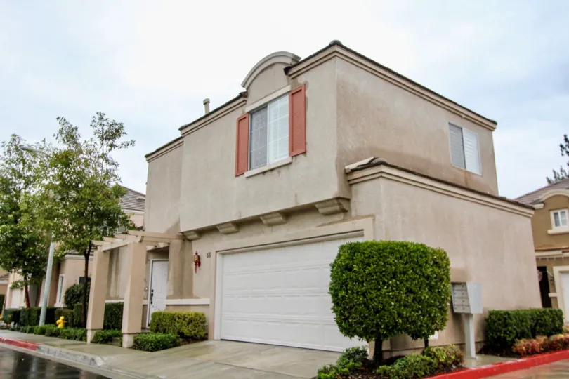 Overcast skies at Brittany at Foothill Ranch in Lake Forest, CA