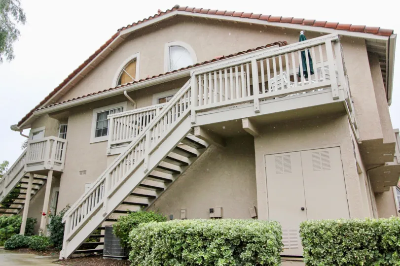 An old model house in the Canyon View  with stairs.