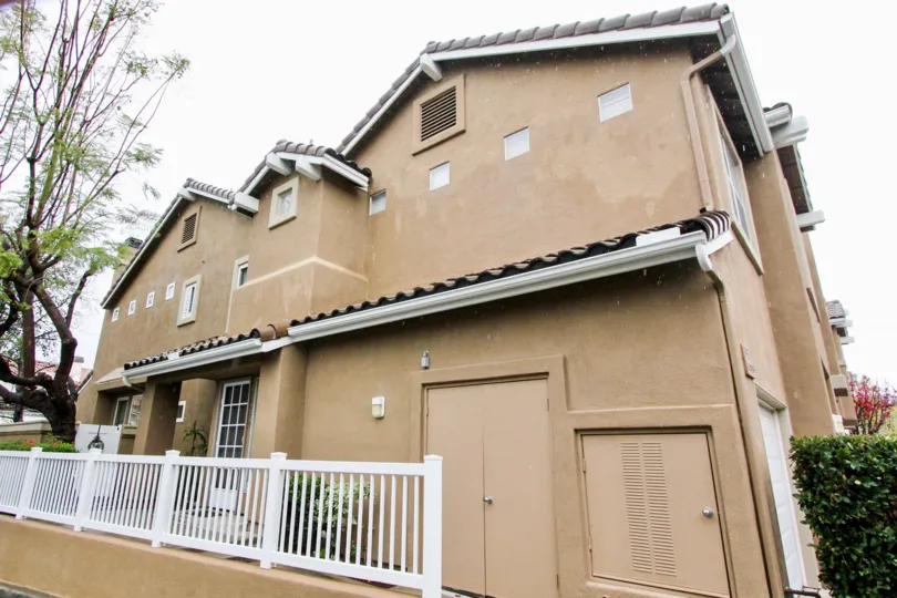 A cloudy day at Montecido Community in Lake Forest, California
