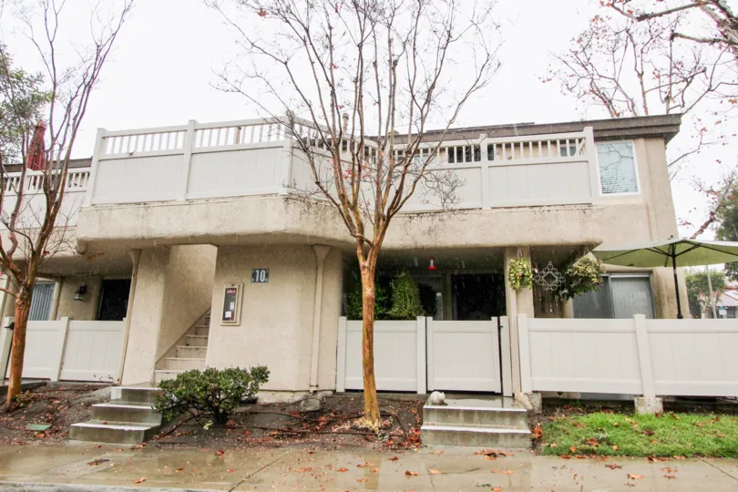 A dreary rainy day in the community of Old Trabuco Highlands which is located in Lake Forest California