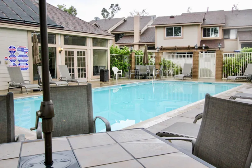 A great pool at the Smoketree community in Lake Forest, CA.