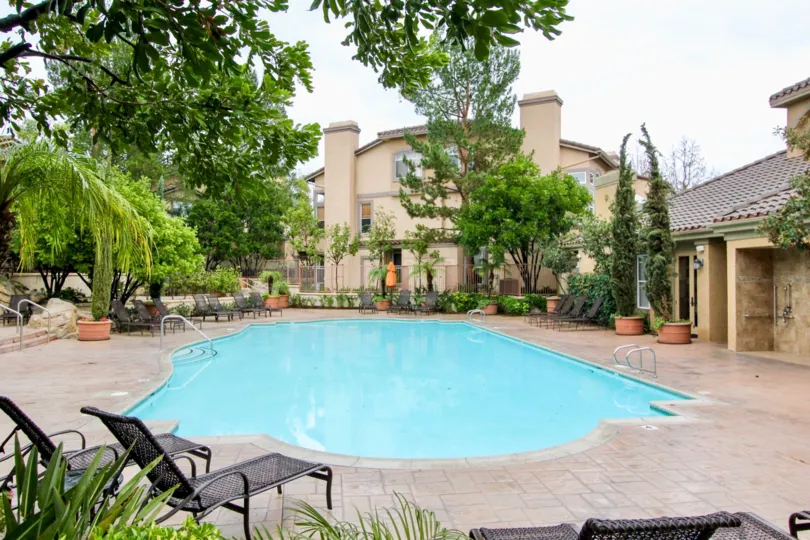 A nice pool in the Tuscany at Foothill Ranch in Lake Forest, CA