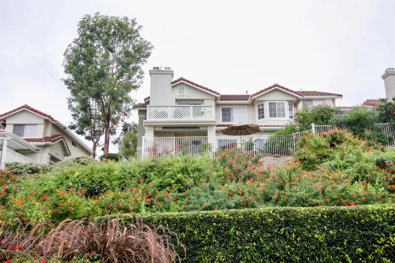 Overcast sky above the Willow Glen in Lake Forest, CA
