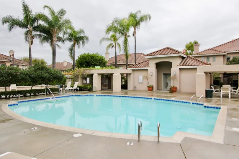 Nice interior pool at California Terrace, Mission Viejo, Califronia