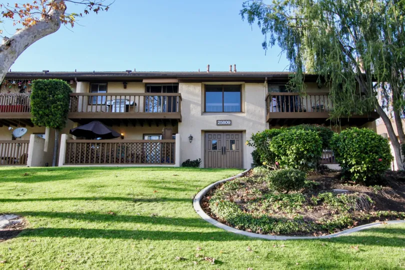 A sunny day outside of a house in Casa Loma, Mission Viejo, California