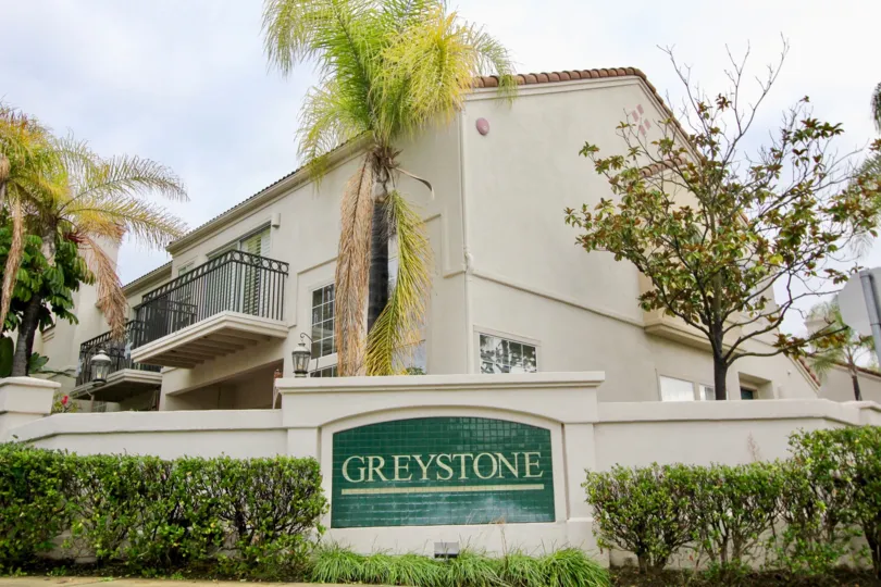 Clear sky above the Greystone Califia in Mission Viejo, CA