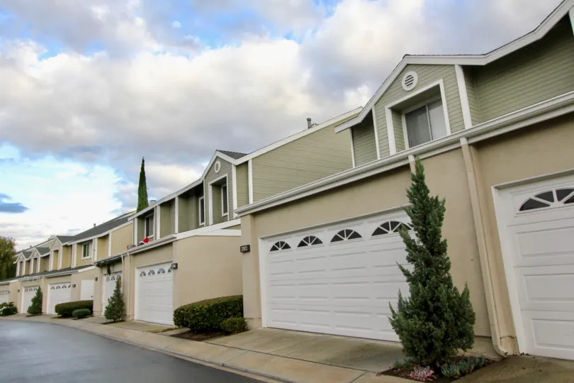 A cloudy day at Highland Parks residences in Mission Viejo, California.