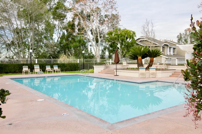 A swimming pool in club in mission Viejo city California state