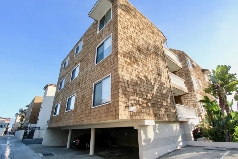 Carports at Balboa Peninsula in Newport Beach, California.