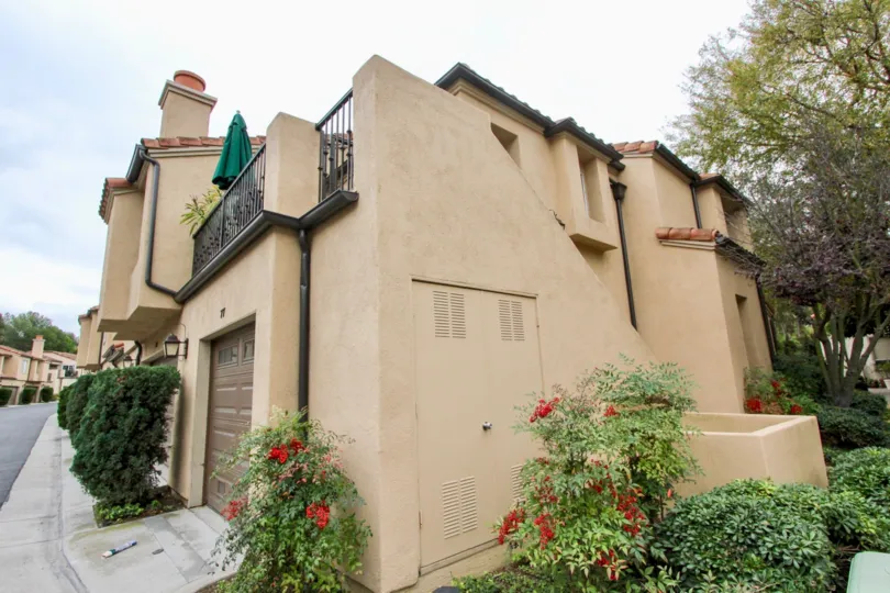 Corsica Villas a Spanish styled community in Newport Beach, California.