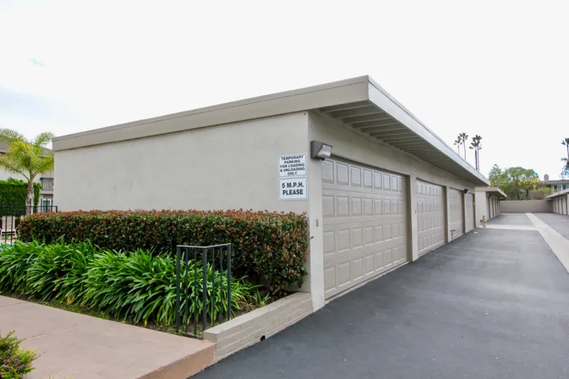 Garages available at Dover Village in Newport Beach, CA