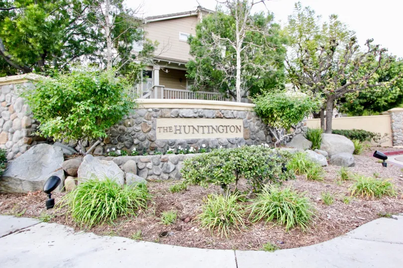 The Huntington neighborhood on a sunny day in Orange California.