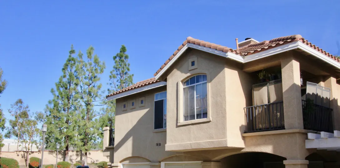 A sunny day in the Montevista community with trees