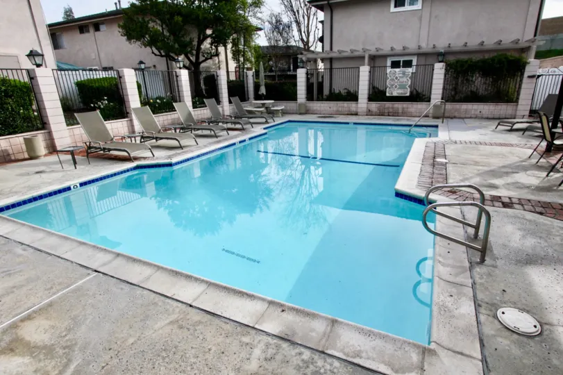 A beautiful pool at Park Orleans at Orange California