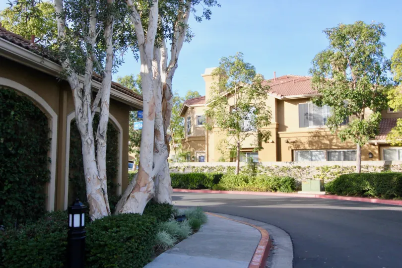 The Bluffs at Belmont Building with Tree Beautiful Location at Orange City in Califorina
