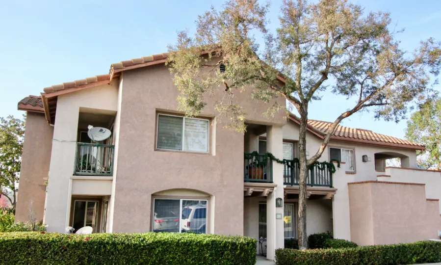A house with antenna in Bella Ventana in Rancho Santa Margarita, CA