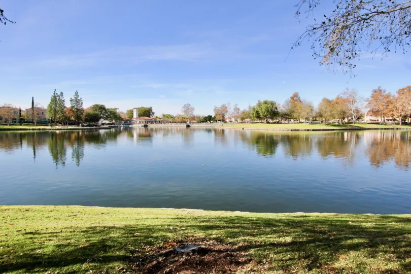 A large lake in Brisa del Lago I in Rancho Santa Margarita, CA