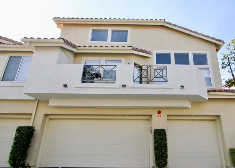 Lovely tiled roof mutl-family housing units in the Cabo Vista community of Rancho Santa Margarita, California
