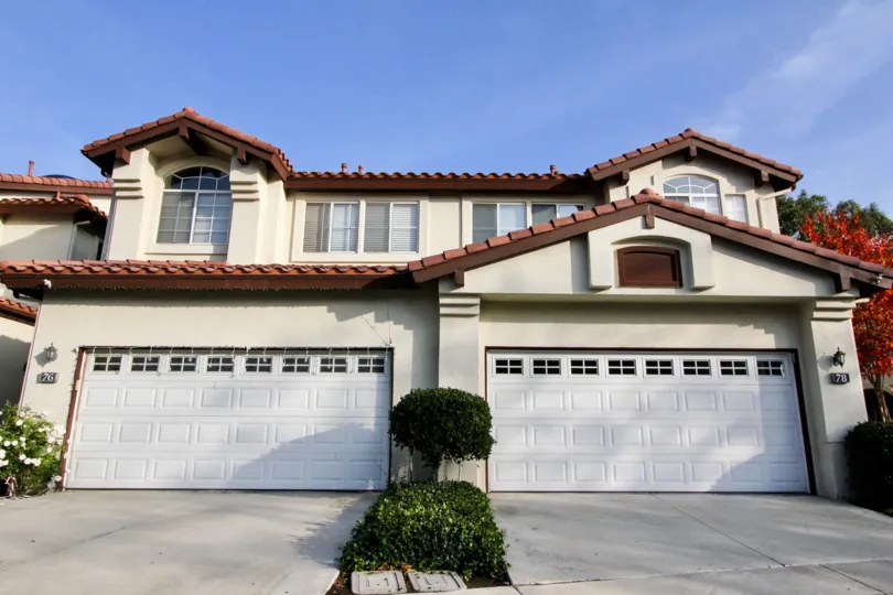 Curb view of Candelero a community in Rancho Santa Margarita, California.