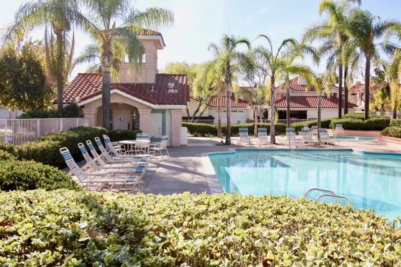 the floramar is a wonderful swimming pool of the rancho santa margarita city in ca