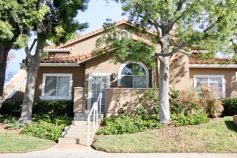 Curb appeal at Las Flores in Rancho Santa Margarita, California.