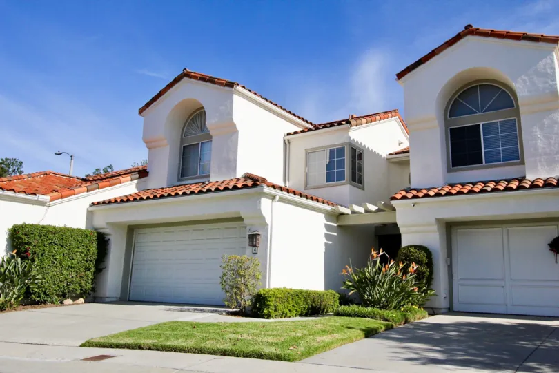 Curb appeal at Marbella in Rancho Santa Margarita, California.