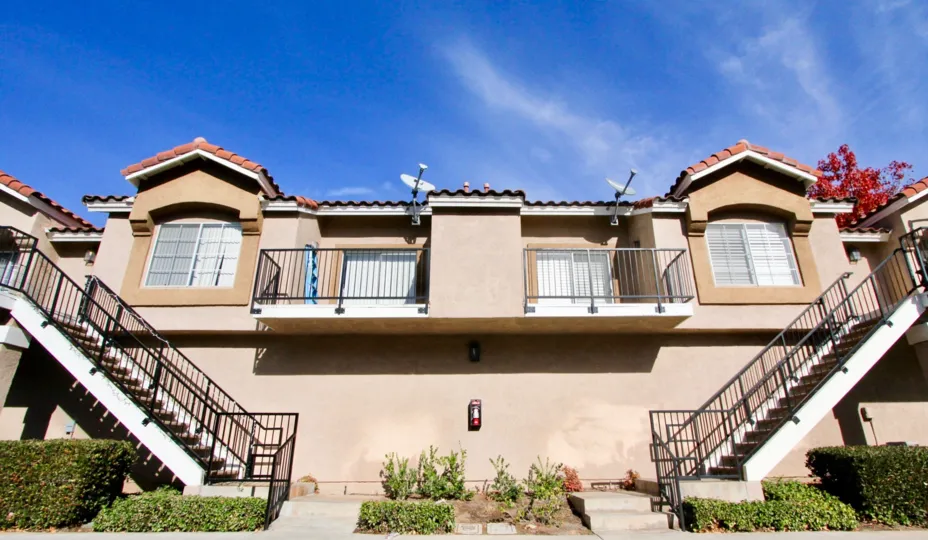 Double condos in Mission Courts in Rancho Santa Margaritia, CA