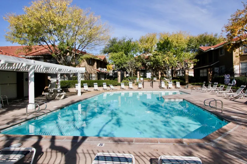 A large pool in Mission Courts in Rancho Santa Margarita, CA