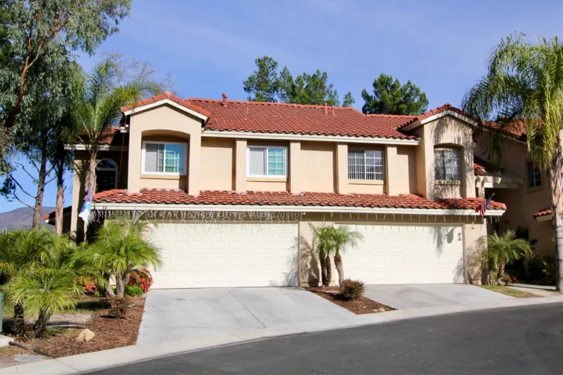 A sunny day near villa with trees around in Mission Greens of Rancho Santa Margarita