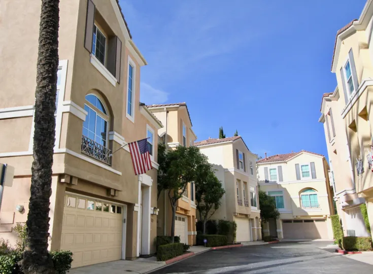 Curb appeal in the community of Montana Del Lago in Rancho Santa Margarita, California.
