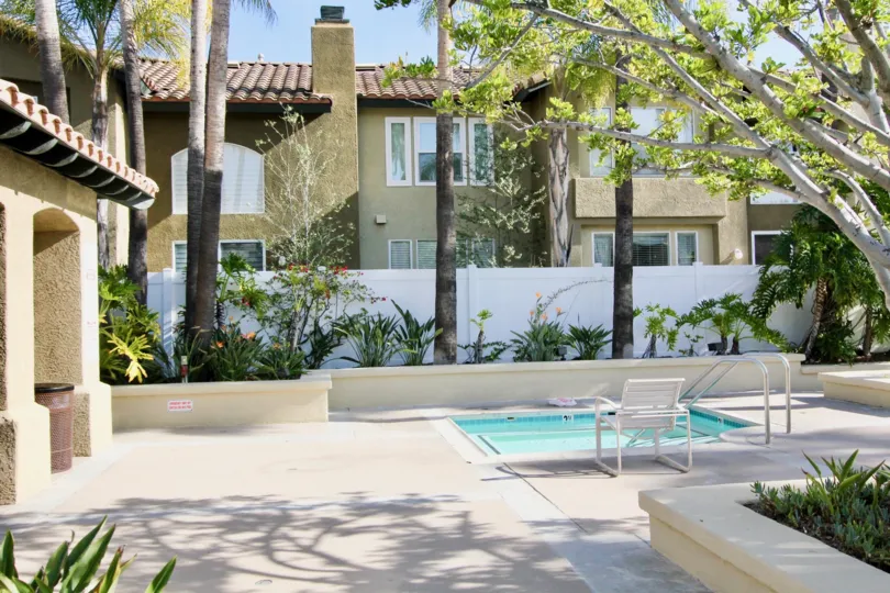 Private pool with plenty of tall fences and trees for privacy with ample deck space and natural sunlight in Sausalito