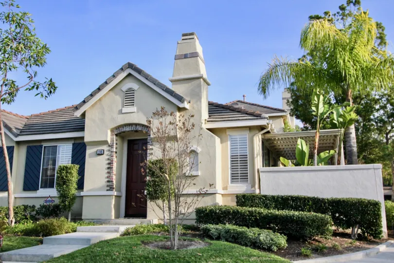 Trees and lawn in Sea Country in Rancho Santa Margarita, CA