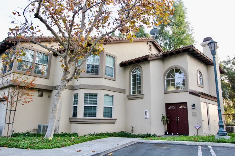 Curb appeal at Serabrisa in the city of Rancho Santa Margarita, California.