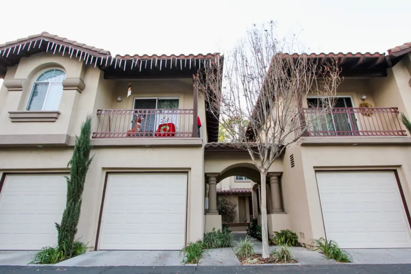 Nice view of villa with balconies and parking in Serabrisa of Rancho Santa Margarita
