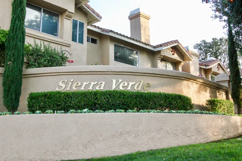 The entrance to Sierra Verde in Rancho Santa Margarita, California.