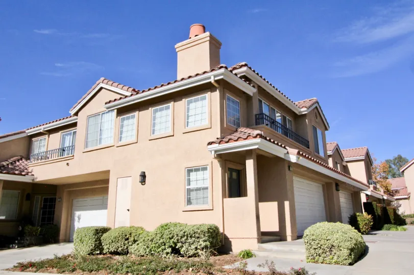 Curb appeal at Sonoma Court in Rancho Santa Margarita, California.