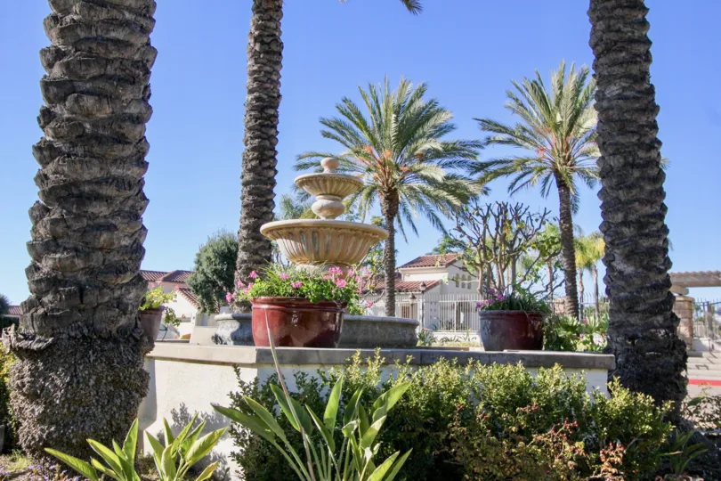 the carmel is a water mountain house of the san clemente city in california