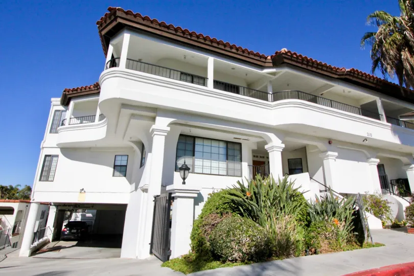 Beautiful out look of a huge building with wide balconies in Dolphin Cove Villas.