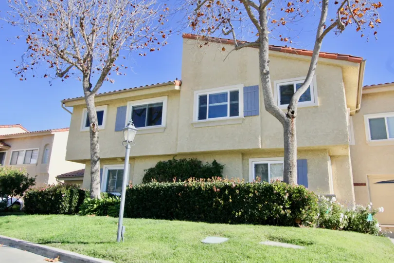 This house located in the Sunset Village community of San Clemente, California looks scenic on this nice clear day.