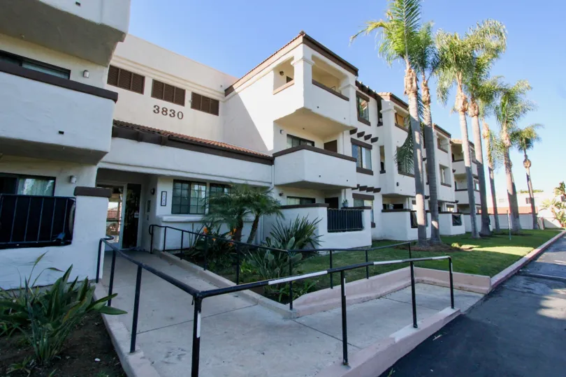 Distictiive color decor and multi-level views at the Vista Oceana