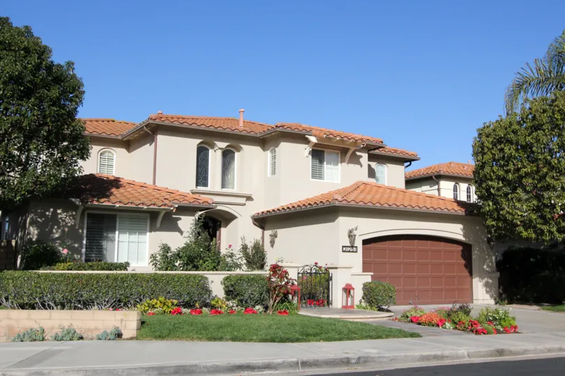 Driveway and home in Campanilla in San Juan Capistrano, CA