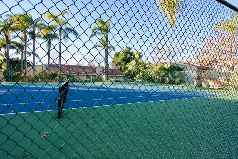 Tennis courts at Cancun Racquet Club in San Juan Capistrano, CA