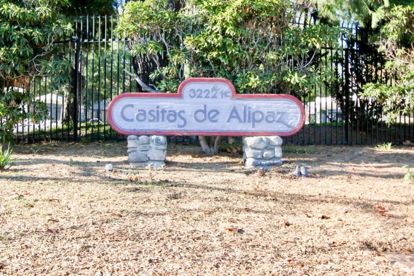 Nice park area with board in Casitas De Alipaz of San Juan Capistrano